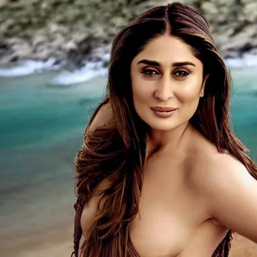 Image similar to portrait of kareena kapoor portrait in bikini