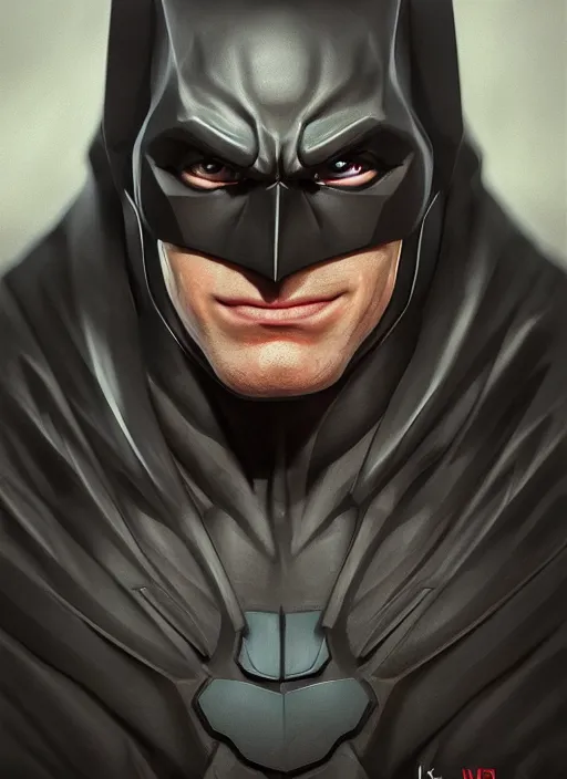 Image similar to batman portrait, pixar style, hyper detailed, digital art, trending in artstation, cinematic lighting, studio quality, smooth render, unreal engine 5 rendered, octane rendered, art style by klimt and nixeu and ian sprigger and wlop and krenz cushart.