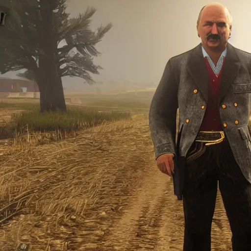 Image similar to Alexander Lukashenko in Red Dead Redemption 2