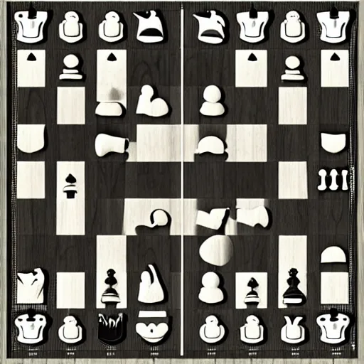 Image similar to a fantasy chess board, digital art