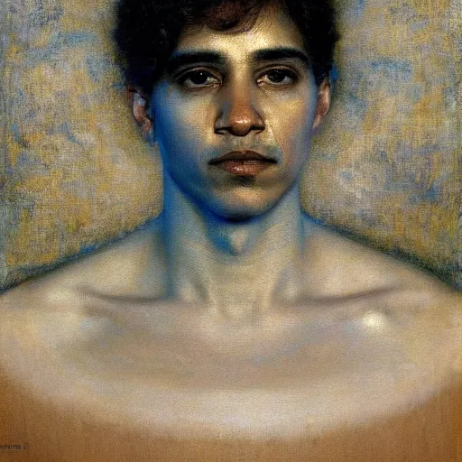 Prompt: surreal beauty of Barack Obama by Edgar Maxence