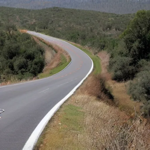 Prompt: a highway in America full of bicyclists