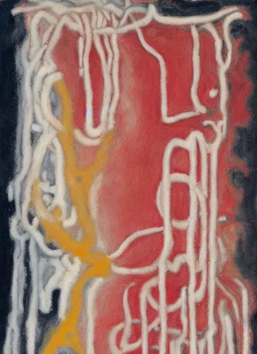 Image similar to biomechanical talisman of the antarctic elder thingsby maggi mcdonald, mark rothko, sabina klein