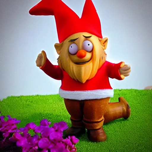 Image similar to “ garfield gnome ”