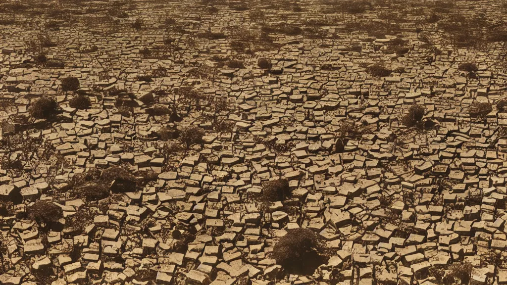 Image similar to 1 9 8 4 famine and drought in ethiopia, cover of new york times, wide - angle, 4 k