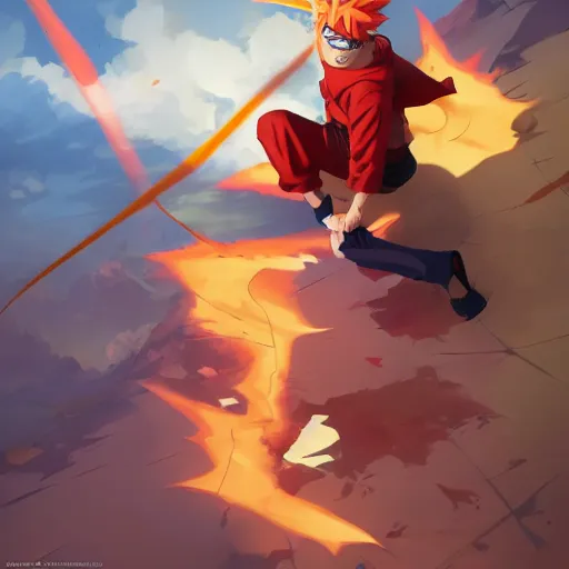 Image similar to hero world naruto, behance hd by jesper ejsing, by rhads, makoto shinkai and lois van baarle, ilya kuvshinov, rossdraws global illumination