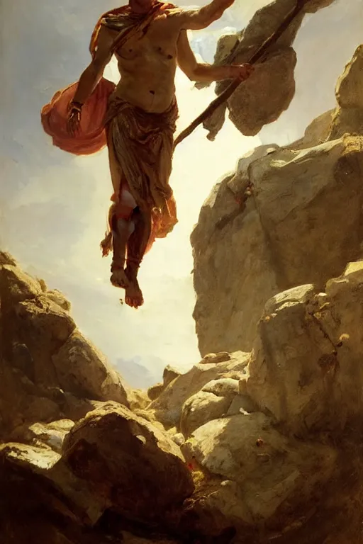 Image similar to ancient roman steve buscemi ascending wearing the civic crown while he levitates and hovers above the ground glowing with power small rocks and pebbles begin lifting off the ground around him, art by anders zorn, wonderful masterpiece by greg rutkowski, beautiful cinematic light, american romanticism by greg manchess, jessica rossier