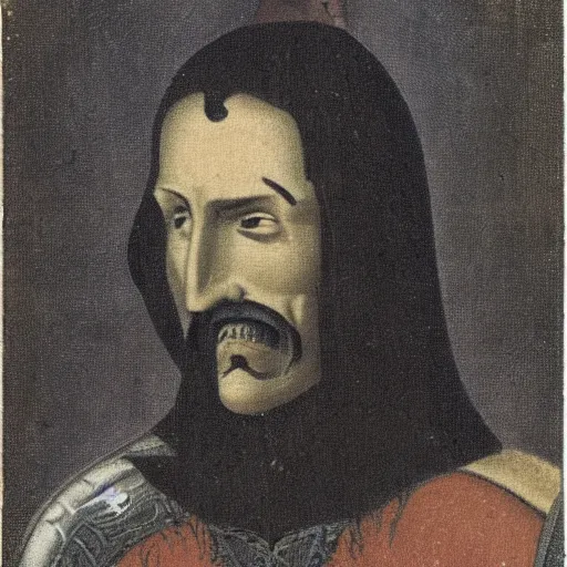 Prompt: a photo of vlad the impaler