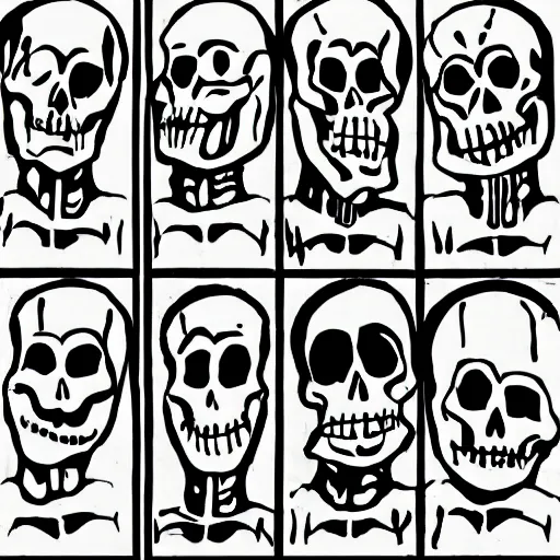 Prompt: “ skeleton meme ”