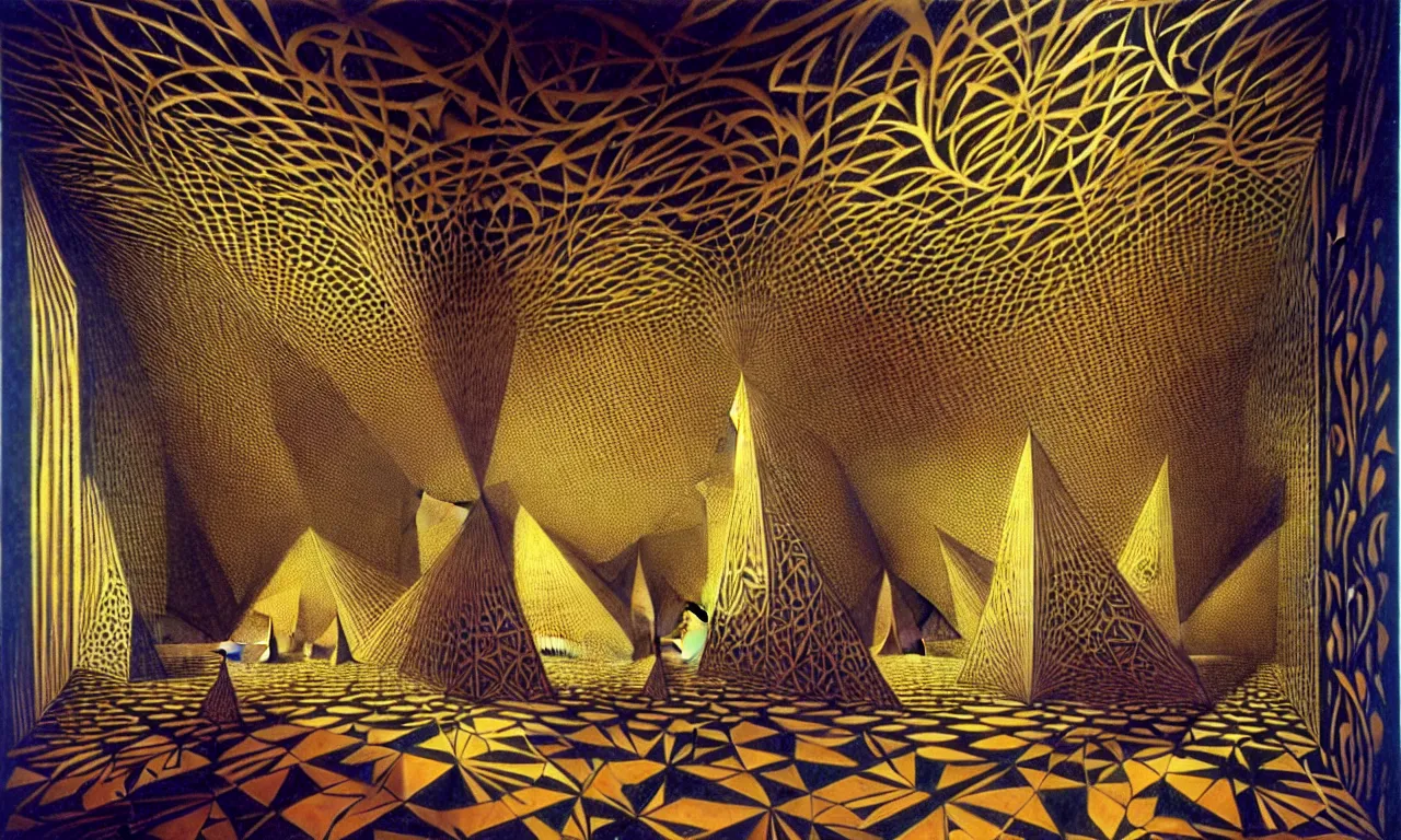 Prompt: building, jungle, kirigami, paradox, volumetric light, insanely detailed and intricate, hypermaximalist, elegant, ornate, hyper realistic, super detailed, by remedios varo uranga