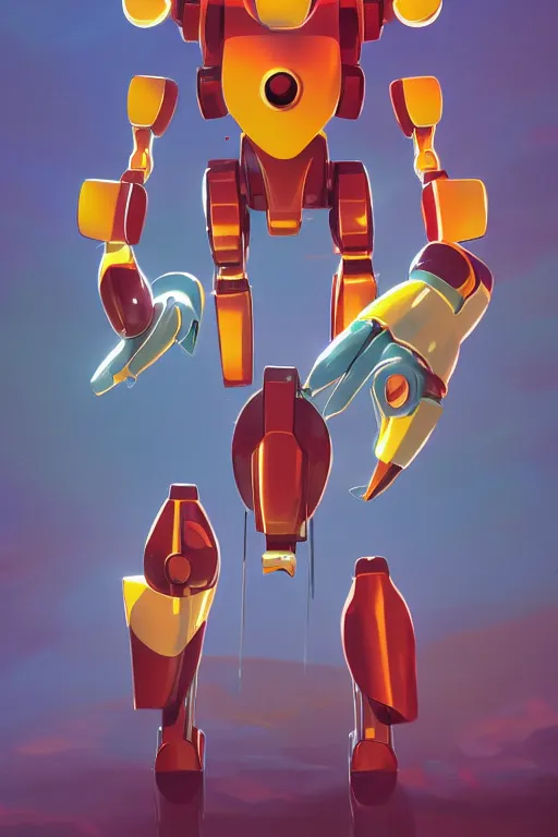 Image similar to metabots medabots medarotto medarot robot minimalist comics, behance hd by jesper ejsing, by rhads, makoto shinkai and lois van baarle, ilya kuvshinov, rossdraws global illumination ray tracing hdr radiating a glowing aura