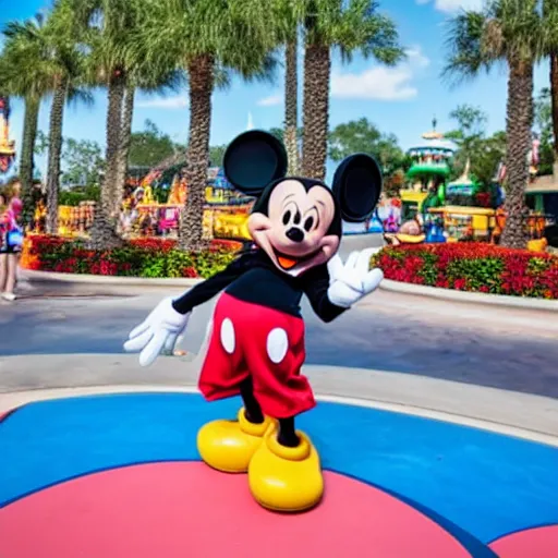 Image similar to mickey mouse in disney world orlando florida