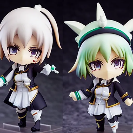 Image similar to sakuya izayoi nendoroid, 8 k resolution, wide angle lens, 1 5 mm, studio lighting