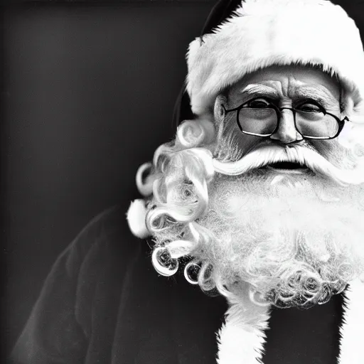 Prompt: a really terrible and unconvincing mall santa claus, film camera photo, highly detailed, high definition, ultra realistic