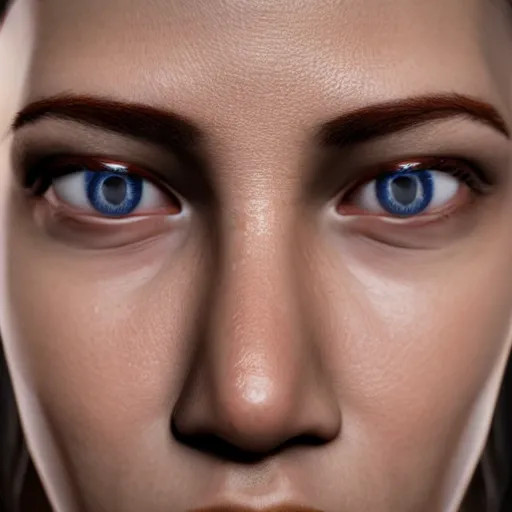 Image similar to headshot of person holding eye in their mouth, hyperrealistic, insane detail, real life, realisitc, ray tracing, 1 6 k hd