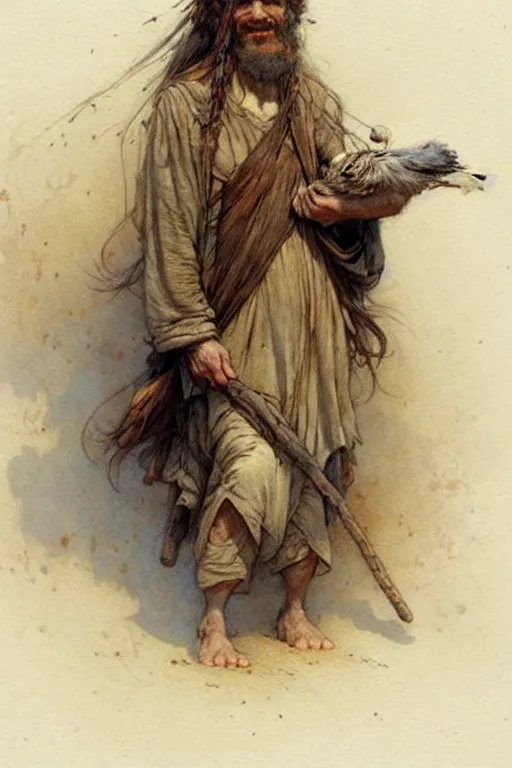 Image similar to (((((bible moses . muted colors.))))) by Jean-Baptiste Monge !!!!!!!!!!!!!!!!!!!!!!!!!!!