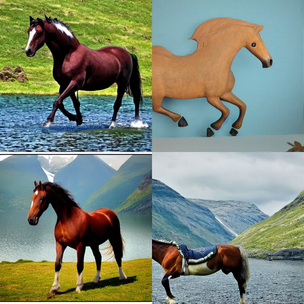 Prompt: Fjord Horse