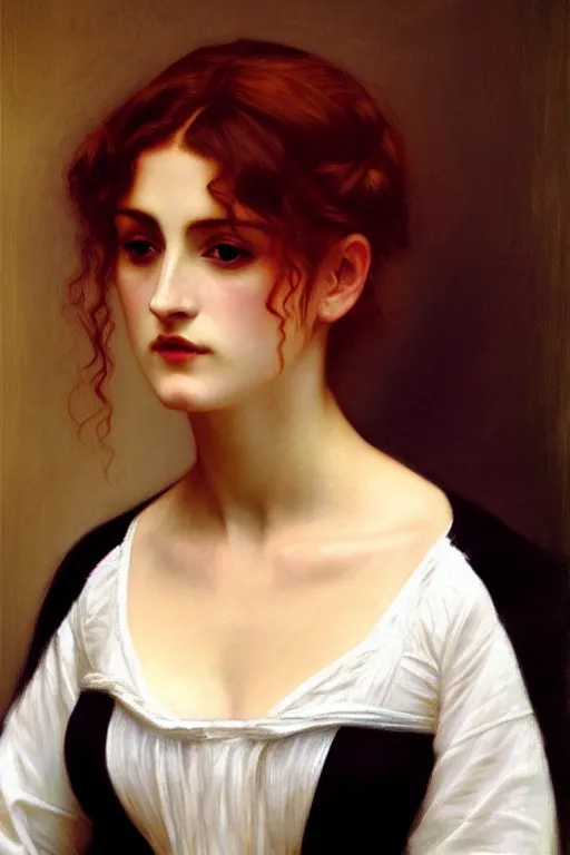 Image similar to victorian lady, painting by rossetti bouguereau, detailed art, artstation