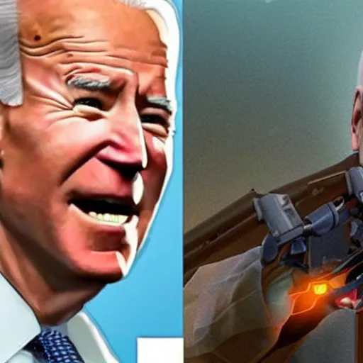 Image similar to joe biden in half life 1