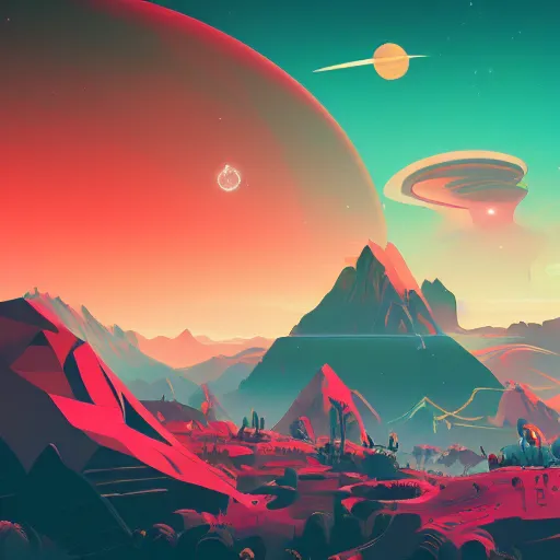 Image similar to i wonder how long this channel will last for no mans sky anton fadeev asher brown durand 8 k resolution