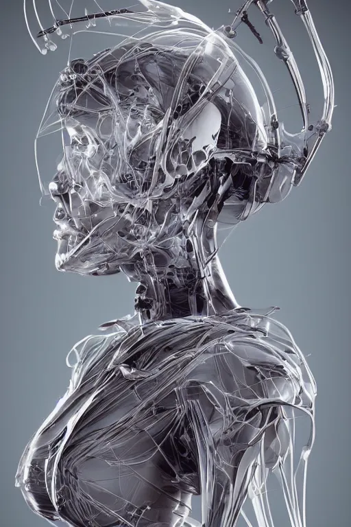 Prompt: biomedical design of an attractive serene android, natural background out of focus, cinematic lighting, intricate, elegant, super highly detailed, art station, concept art, smooth, sharp focus, no blur, no dof, extreme illustration, Photorealism, HD quality, 8k resolution, cinema 4d, 3D, beautiful, delicate, art by artgerm and greg rutkowski and alphonse mucha and loish and WLOP