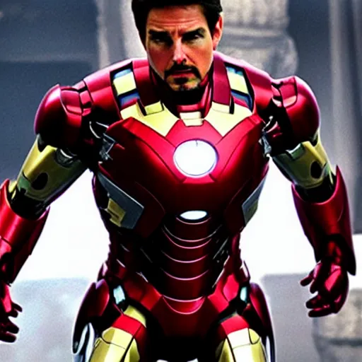 Image similar to tom cruise as iron man