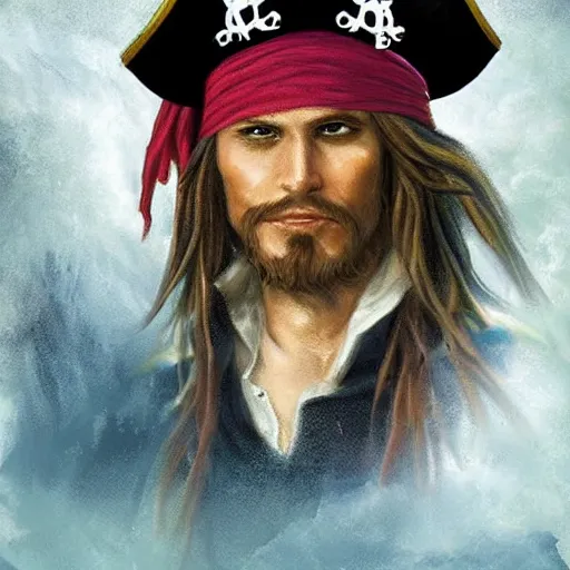 Prompt: a young pirate captain looking for lost islands on his ship, artstation hall of fame gallery, editors choice, #1 digital painting of all time, most beautiful image ever created, emotionally evocative, greatest art ever made, lifetime achievement magnum opus masterpiece, the most amazing breathtaking image with the deepest message ever painted, a thing of beauty beyond imagination or words