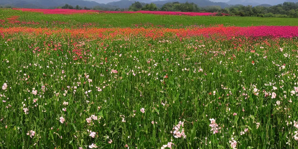 Image similar to flowering field