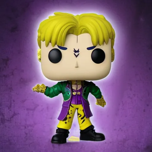 Image similar to jojos bizarre adventure, funko pop