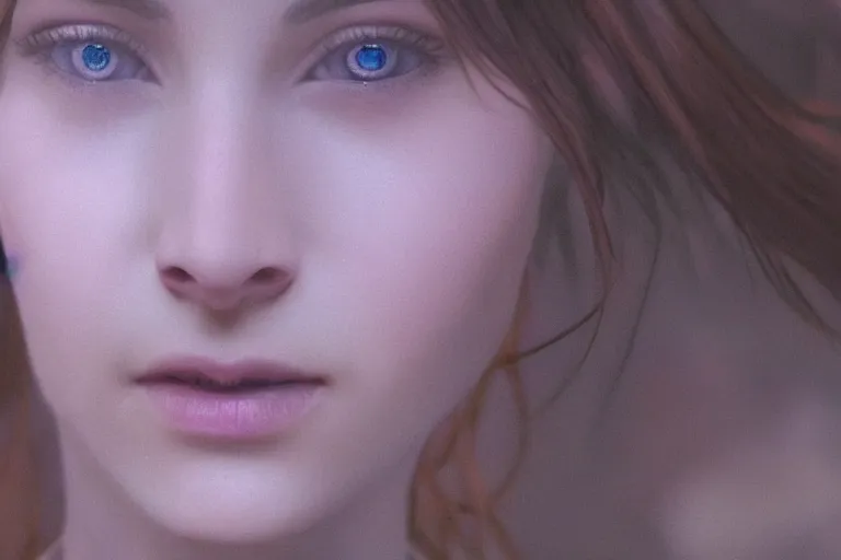 Image similar to vfx movie, beautiful cortana by emmanuel lubezki