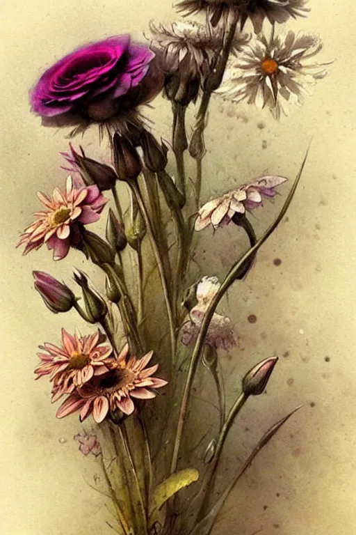 Prompt: ( ( ( ( ( 1 9 5 0 s retro flowers. muted colors. ) ) ) ) ) by jean - baptiste monge!!!!!!!!!!!!!!!!!!!!!!!!!!!!!!