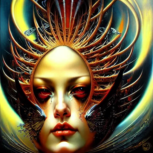 Image similar to Divine Chaos Engine by Karol Bak