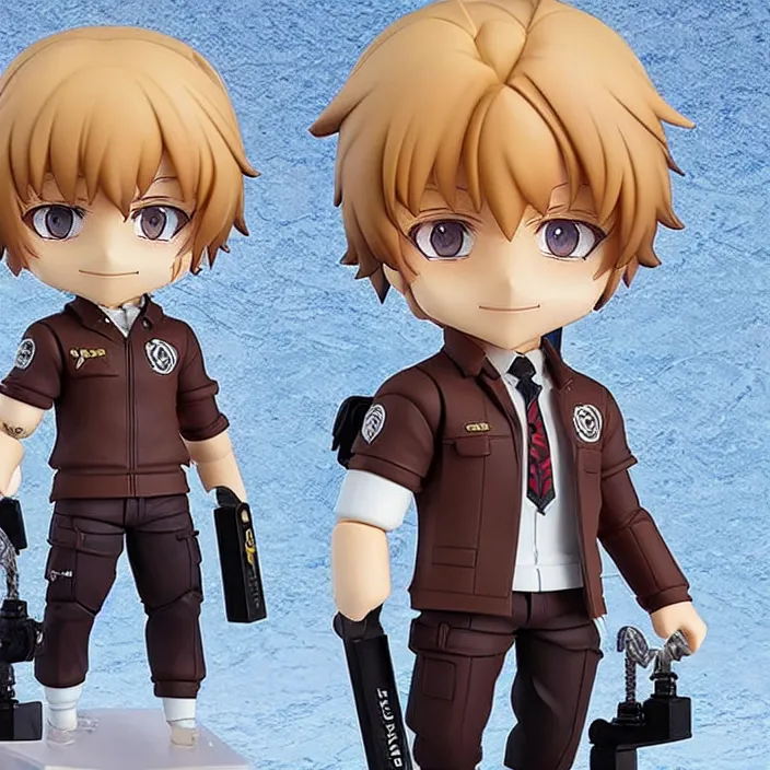 Prompt: logan paul, an anime nendoroid of logan paul, figurine, detailed product photo