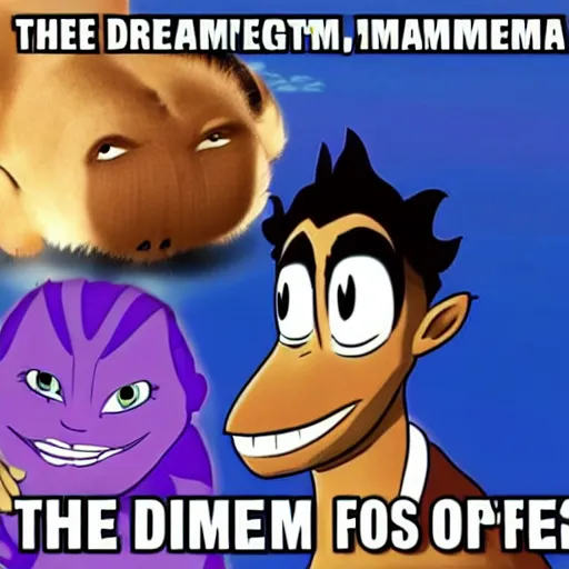 Prompt: The DreamWorks Face, TVTropes KnowYourMeme Dreamworks Face