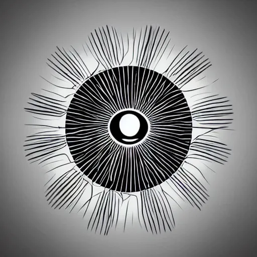 Image similar to logo design the sun, abstract, geometrical