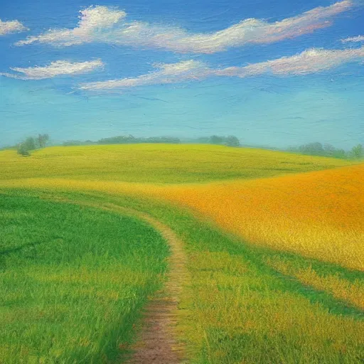 Image similar to endless heavenly fields, high detail