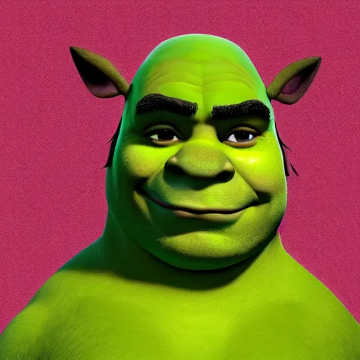 Prompt: nikocado as Shrek,portrait , DreamWorks