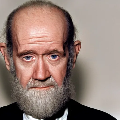 Image similar to george carlin, the president of the united states is george carlin, inauguration photo