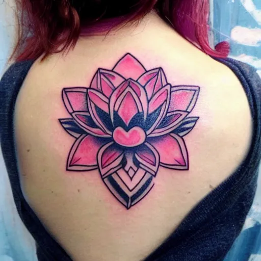 Image similar to lotus flower tattoo