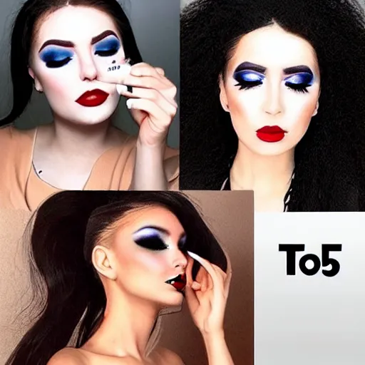 Image similar to wow top 5 makeup looks of 2 0 3 1