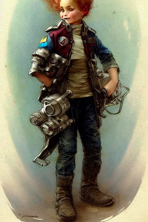 Image similar to ( ( ( ( ( 2 0 5 0 s retro future 1 0 year boy old super scientest in space pirate mechanics costume full portrait. muted colors. ) ) ) ) ) by jean - baptiste monge!!!!!!!!!!!!!!!!!!!!!!!!!!!!!!