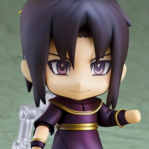 Image similar to an anime nendoroid of shang tsung, figurine, detailed product photo