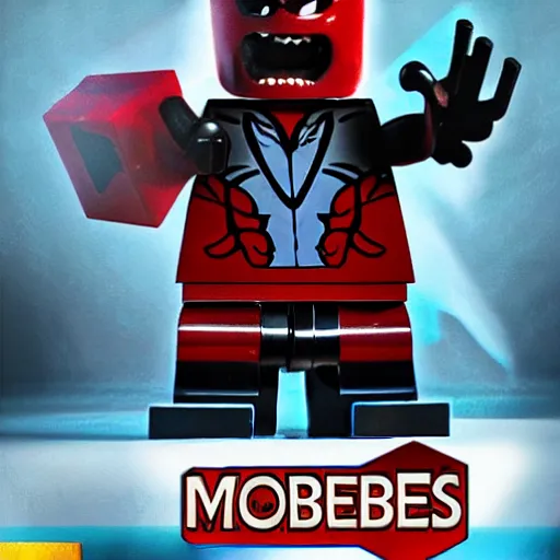 Image similar to morbius the Lego video game