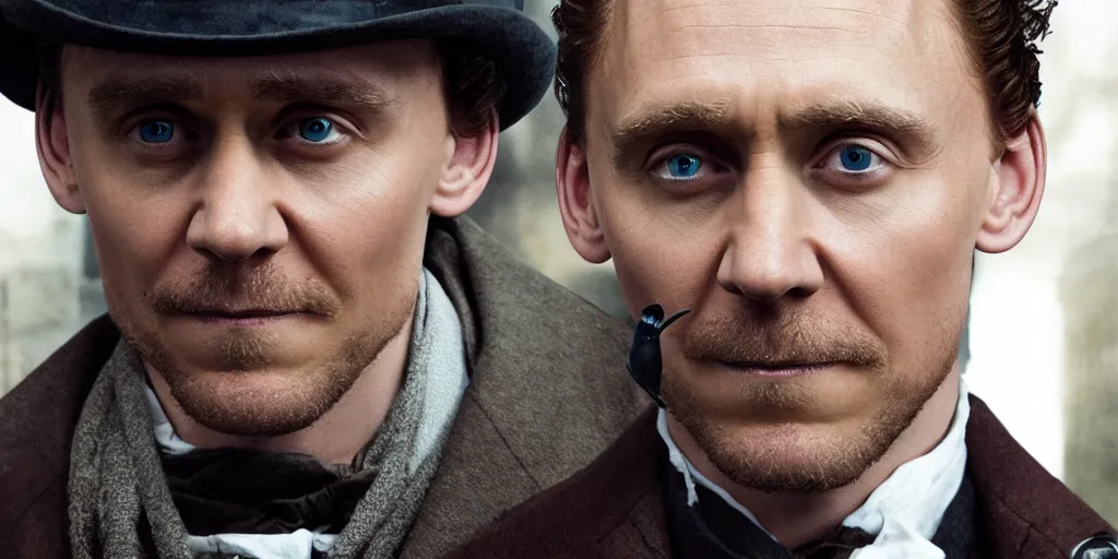 Prompt: Tom Hiddleston as Sherlock Holmes