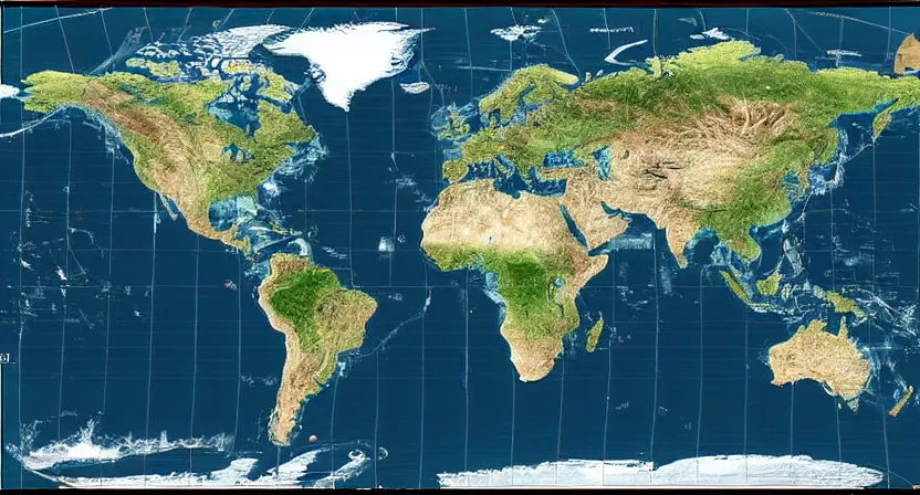 Image similar to satellite map of the world