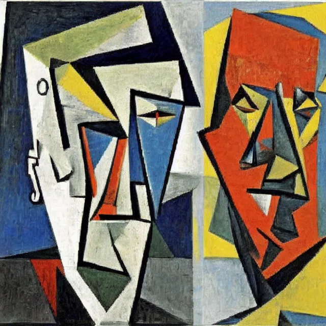 cubistic sculpture of Samuel Beckett by Picasso and | Stable Diffusion ...