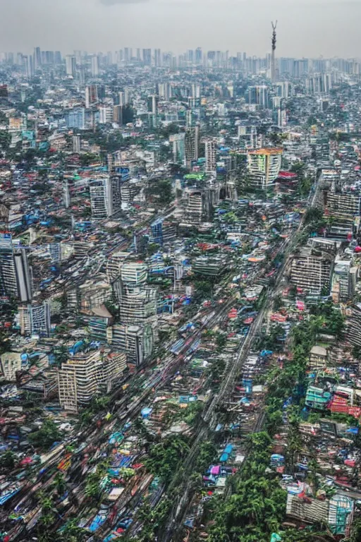 Image similar to jakarta is sinking, very high resolution images, with very fine details, with shots of the world's most famous photographers