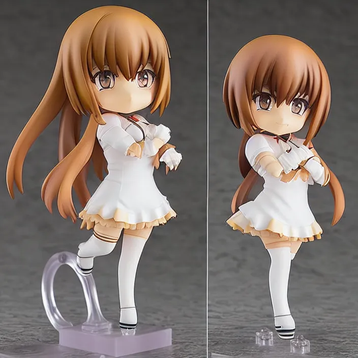Prompt: An anime Nendoroid of A LOVELY GIRL, figurine, detailed product photo
