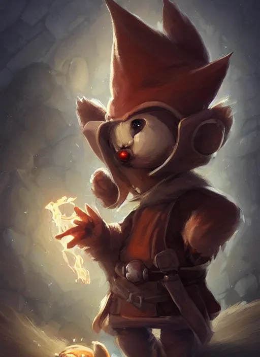 Image similar to cute little anthropomorphic skunk wizard wearing firequartz (cloak), tiny, small, miniature animal, baby animal, short, pale black armor, cute and adorable, pretty, beautiful, DnD character art portrait, matte fantasy painting, DeviantArt Artstation, by Jason Felix by Steve Argyle by Tyler Jacobson by Peter Mohrbacher, cinematic lighting