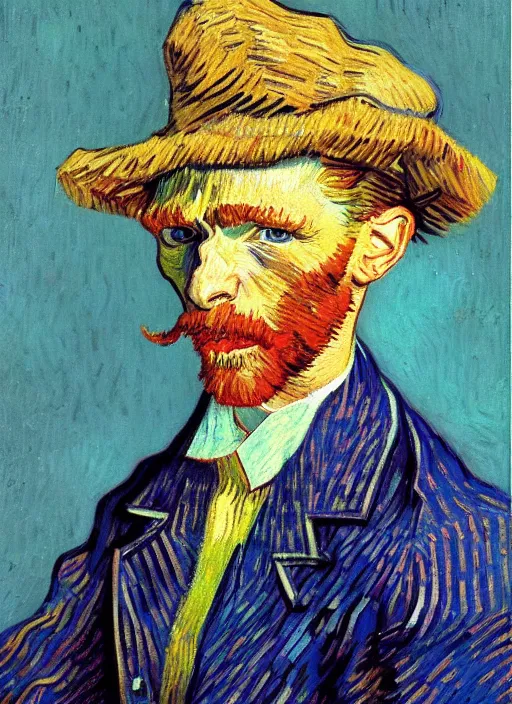 Prompt: !! portrait of the a parisian dancer!! by van gogh, detailed face, symmetrical painting, beautiful expressionist oil painting masterpiece, 8 k resolution, smooth, sharp focus, pastel color palette, trending on artstation